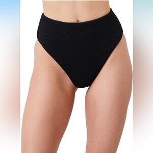 Gottex Sensual Simplicity High‎ Waist Texture Pant Bikini Bottom Size 12